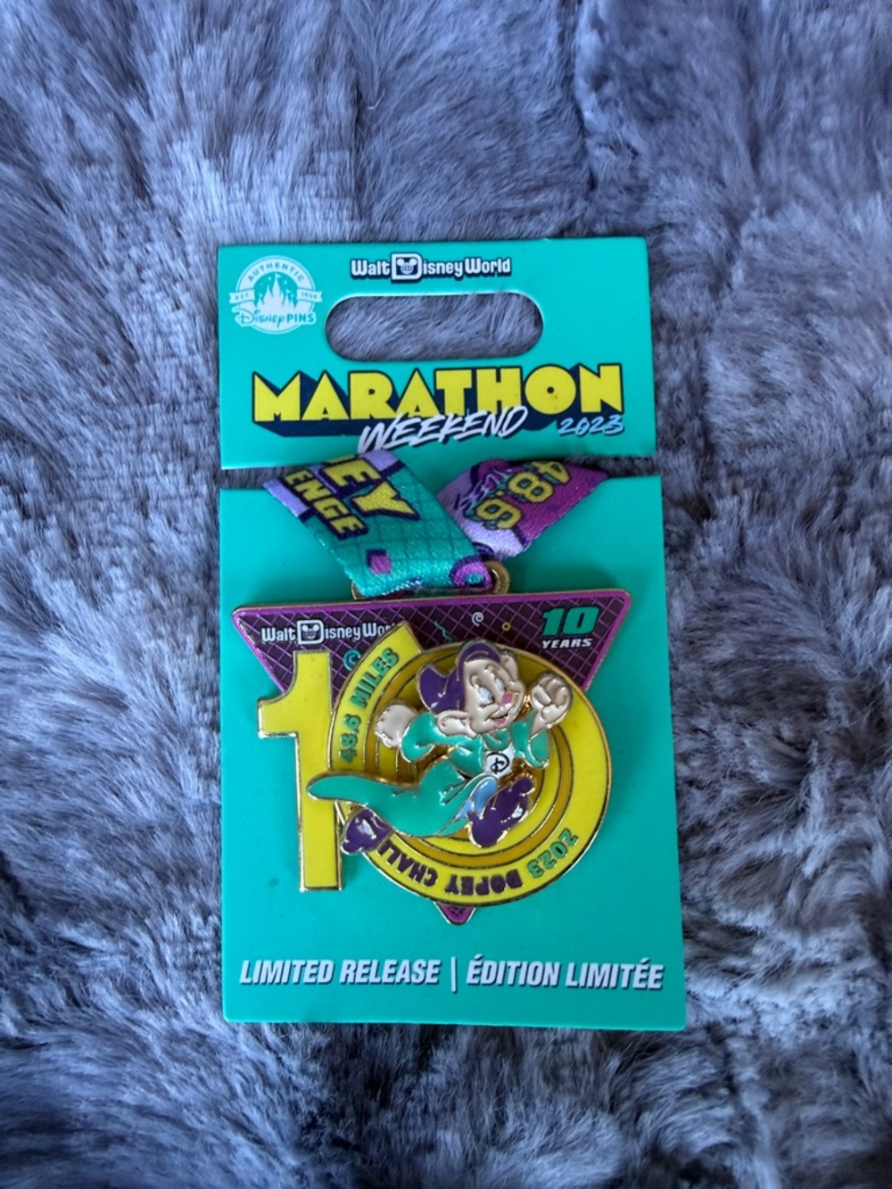 Walt Disney World Marathon Weekend 2023 Dopey Medal Pin